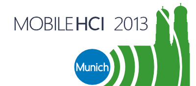 MobileHCI 2013 Logo and Home Button